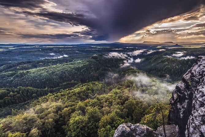 Stunning Views of Bohemian Switzerland: Gate, Tisa Rocks, Bastei - Mezná lunch in the middle of the park: Czech beer, a la carte choices, and a proper break
