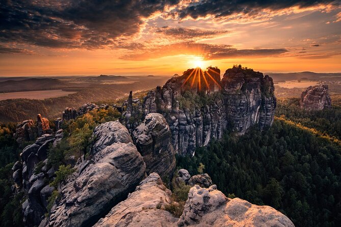 Stunning Views of Bohemian Switzerland: Gate, Tisa Rocks, Bastei - The best part for many people: asking questions in a small group