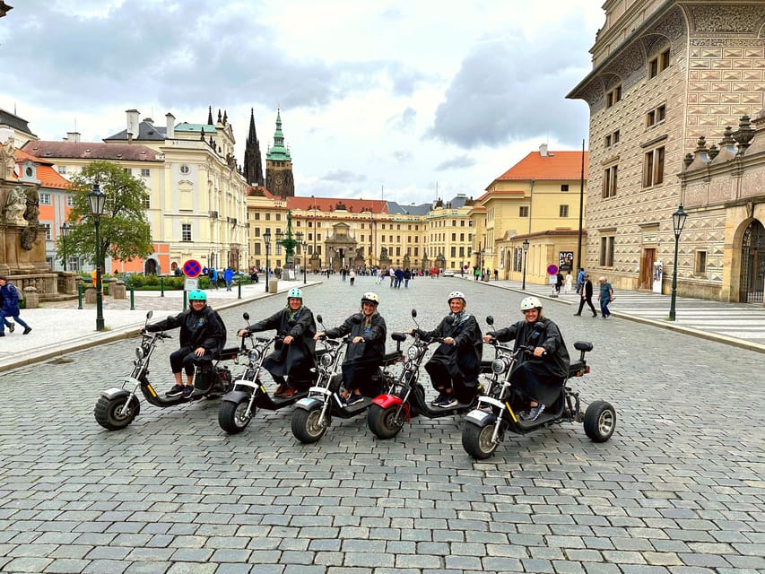The Best ❤️ Trike Prague city tour live guided in English - Letná Park for city views and the Prague Giant Metronome moment