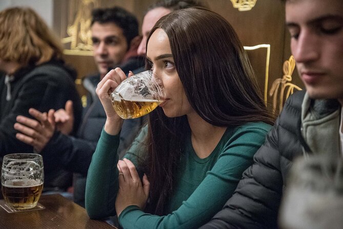 The Castle Side Breweries & Pubs small-group with PragueWay - Stop 1 at Míšeňská: starting with a Pilsner Urquell-style classic