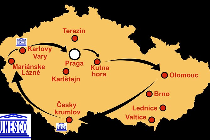 Tour of the Czech Republic - Castles and spas of Bohemia & Moravia - Practical logistics: pickup, mobile tickets, and walking reality