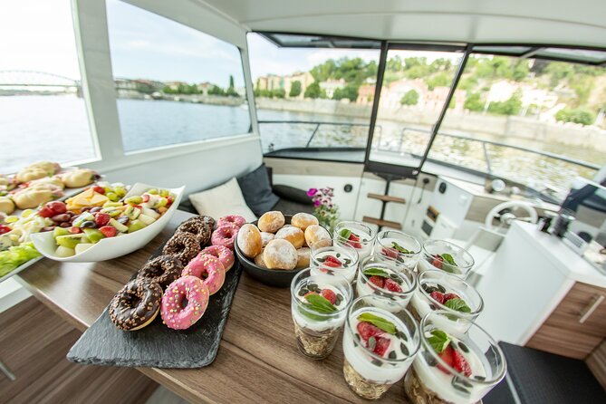 VIP Prague YachtBoat ONE Experience: All-You-Can-Drink - Private Boat Energy for Birthdays, Celebrations, and Family Groups