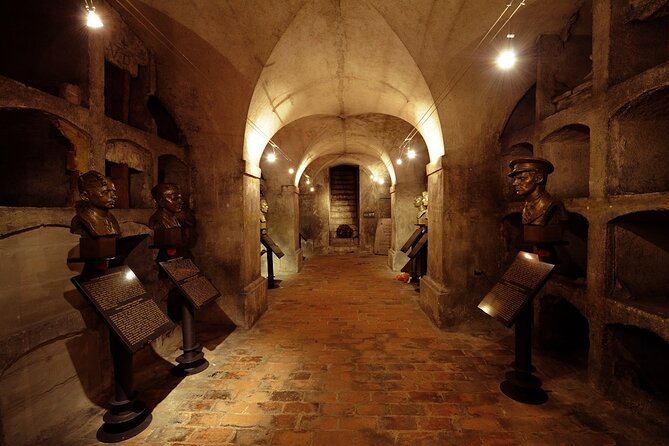 WWII in Prague Tour & The Crypt of Operation Anthropoid - Powder Gate to public transit: how the tour flows in real life