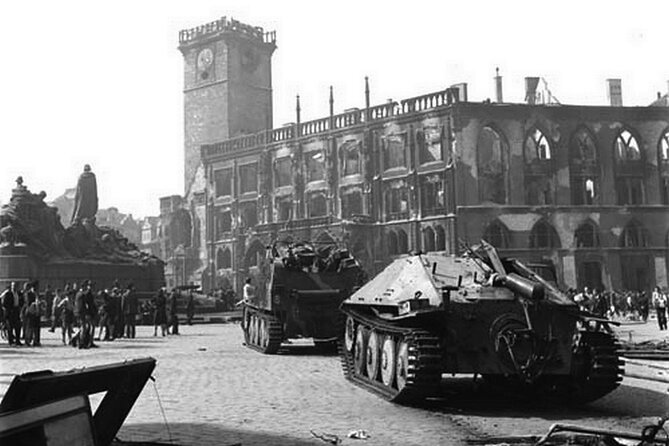 WWII in Prague Tour & The Crypt of Operation Anthropoid - WWII context first: resistance flats, ruins, and the city’s wartime geography